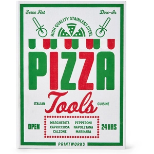 Set de cuisine pour pizza Printworks (x6)