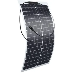 WELAN Panneau Solaire Souple 18V 80W Panneau Solaire Flexible Monocris... pas cher