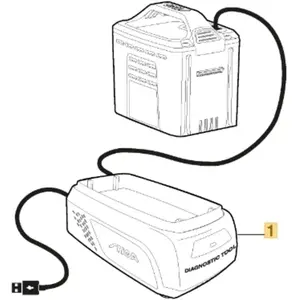 Outil de diagnostic pour tondeuse à gazon à batterie ORIGINAL STIGA 48...