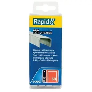Comparateur de prix : RAPID 5000 agrafes n°53 Rapid Agraf 10mm
