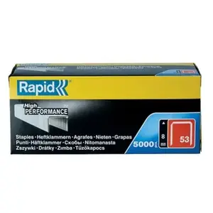 Comparateur de prix : Leitz 11857050 rapid agrafes 53 8 mm acier enduit zinc lot de 5000