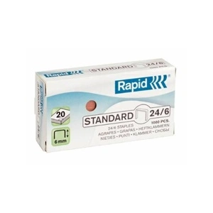 Comparateur de prix : Rapid standard agrafes en couche de cuivre 24 6 x1000 24855700