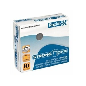 Comparateur de prix : Rexel Lot de 5 Boîte de 1000 agrafes 23/20 Strong, acier galvanisé