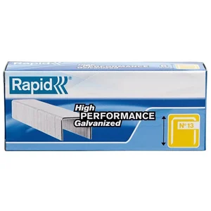 Rpid Rapid - Boite de 5000 Agrafes 13/4 zinguées Haute performance pas cher