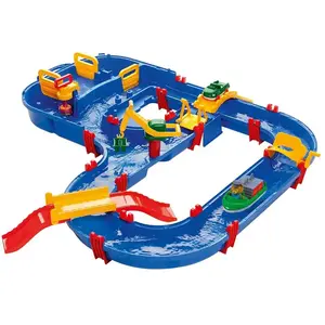 Comparateur de prix : Smoby - Circuit aquatique Mega Bridge Aquaplay - 35 accessoires inclus