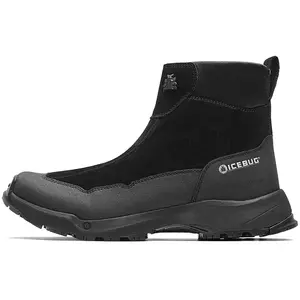 Icebug - Women's Metro2 BUGrip - Chaussures d'hiver taille 7,5, noir/gris