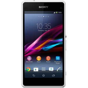 Sony Xperia Z1 Compact 10,9 cm (4.3") SIM unique Android 4.3 4G Micro-USB B 2 Go 16 Go 2300 mAh Blanc pas cher