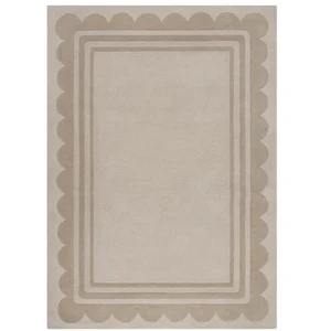Novatrend Tapis de salon en laine beige 120x170 cm pas cher