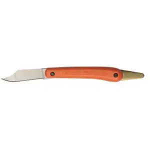 Greffoir - BAHCO - 18 cm - Lame en laiton - Manche en plastique pas cher
