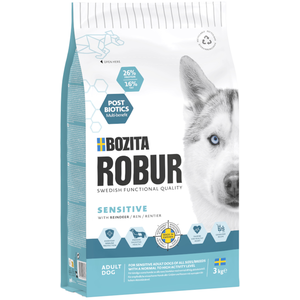 Bozita Robur Sensitive Grainfree renne pour chien - 3 kg pas cher