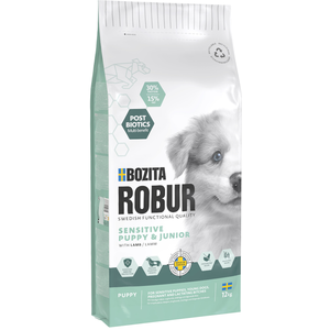 12kg Bozita Robur Sensitive Grain Free Puppy agneau nourriture sèche p... pas cher