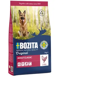 Comparateur de prix : Bozita Original Adult Classic pour chien - 3 kg