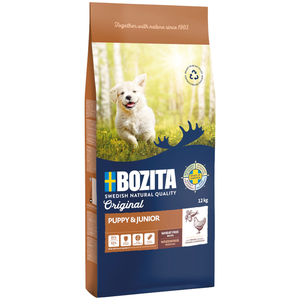 Comparateur de prix : Bozita Nourriture Pour Chiens Original & Junior Au Poulet 12kg