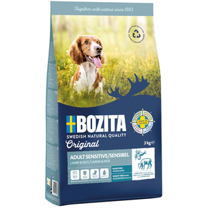 Comparateur de prix : Bozita Original Sensitive Digestion agneau pour chien - 3 kg