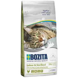 Bozita Nourriture Pour Chats Stérilisés Et D´intérieur Au Poulet 2kg pas cher
