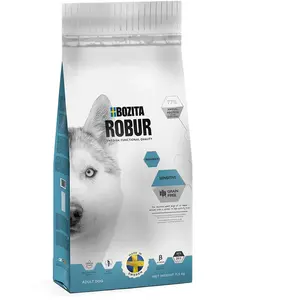 11,5kg Bozita Robur Sensitive Grainfree renne - Croquettes pour chien pas cher