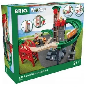 Comparateur de prix : BRIO® WORLD Circuit de train grande plateforme multimodale bois 33887