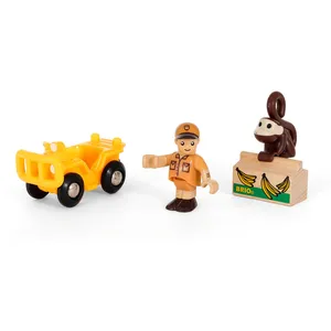 BRIO World - 33865 - Pochette Decouverte Safari - Jouet en bois pas cher
