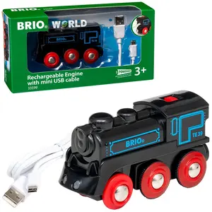 Comparateur de prix : Locomotive rechargeable BRIO World - Ravensburger - Jaune - Mixte dès 3 ans