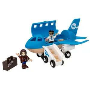 Avion de Voyageurs en Bois BRIO - Modèle 33306 - Mixte dès 3 ans pas cher