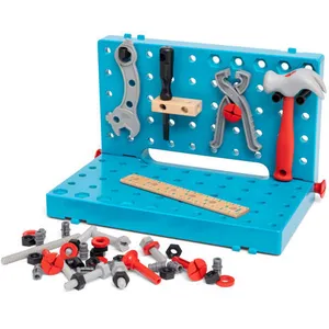 Comparateur de prix : BRIO Mallette établi de bricolage Builder - 59 pièces