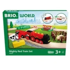 BRIO World 36029 Kit de Train pour Enfants à partir de 3 Ans Rouge Lola, 63602900