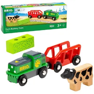 BRIO® Figurine train de ferme à pile bois 36018