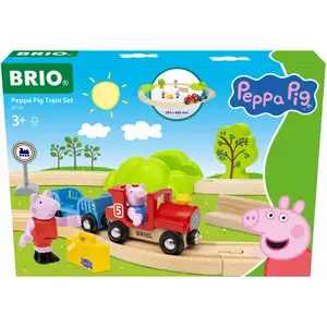 BRIO - Circuit de train en bois Peppa Pig