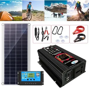 KEPEAK 300W Kit Panneau Solaire Flexible avec 500W Convertisseur Sinus...Vendu parcdiscount