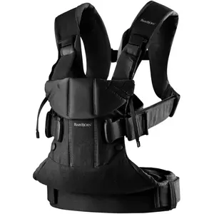 Comparateur de prix : BabyBjörn Porte-bébé One - Noir / Tissé mélangé
