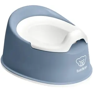 Comparateur de prix : BabyBjörn Pot Smart - Bleu profond/Blanc