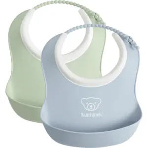 Comparateur de prix : BabyBjörn Mini Bavoir, lot de 2 - Vert pastel/Bleu pastel