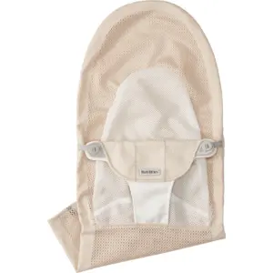 BabyBjörn Housse pour Transat Balance Soft - Rose nacré/Blanc / Mesh pas cher