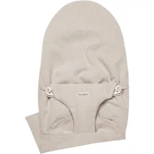 BabyBjörn Housse pour Transat Bliss - Beige clair / Tissé chiné pas cher