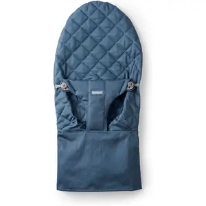 BabyBjörn Housse pour Transat Bliss - Bleu nuit / Tissé, matelassage C... pas cher