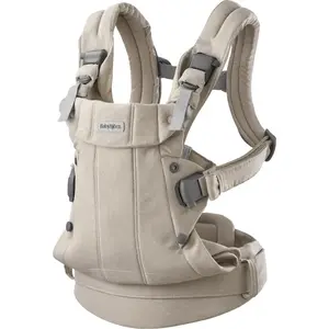Comparateur de prix : BabyBjörn Porte-Bébé Harmony - Beige clair / Tissé chiné