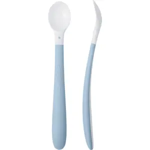 BabyBjörn Cuillère 1er âge, lot de 2 - Bleu pastel pas cher