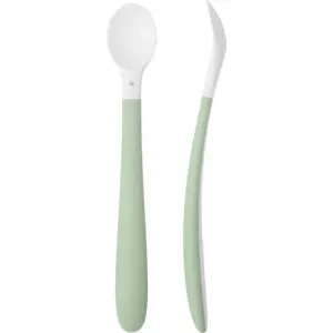 BabyBjörn Cuillère 1er âge, lot de 2 - Vert pastel pas cher