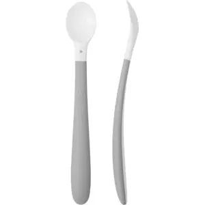 BabyBjörn Cuillère 1er âge, lot de 2 - Gris pas cher