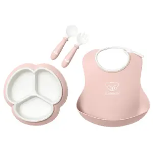 BabyBjörn Coffret Repas Bébé 4 Pièces Vert Pastel - Babybjörn