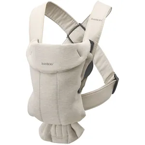 Comparateur de prix : BabyBjörn - Porte-bébé mini en jersey 3D Ecru taille unique