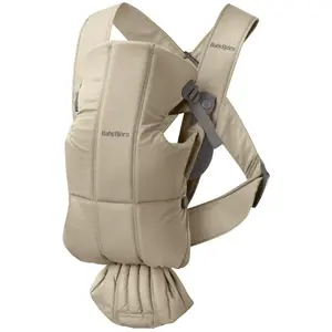 Comparateur de prix : BabyBjörn Porte-bébé Mini - Beige / Tissé