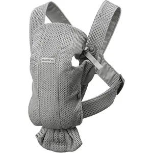 Comparateur de prix : Childhome BabyBjörn - Porte-bébe Mini en mesh Gris clair taille unique