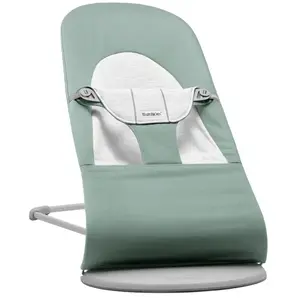 Comparateur de prix : BabyBjörn Transat Balance Soft ,Tissé/Jersey, Vert sauge/Gris clair