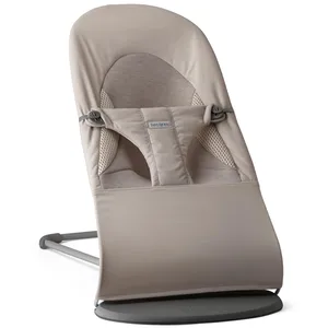 Comparateur de prix : BabyBjörn Transat Balance Soft, Tissé/Jersey, Tri-Fabric, Gris Sable
