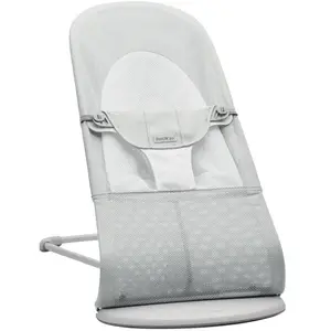 Comparateur de prix : Childhome BabyBjörn Transat Balance Soft - Argent/Blanc / Mesh / Gris clair