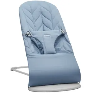 Comparateur de prix : BabyBjörn Transat Bliss, Tissé, Matelassage pétale, Bleu