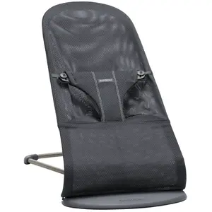Comparateur de prix : BabyBjorn BabyBjörn - Transat Bliss en tissu maille filet Gris anthracite taille unique