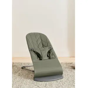 Comparateur de prix : BabyBjörn Transat Bébé Bliss Coton Matelassé Pétale Vert Foncé - Babybjörn