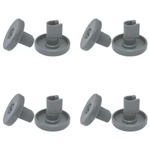 INF Roulettes de panier pour lave-vaisselle, paquet de 8 DarkGrey 40 mm pas cher